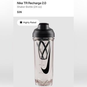 Nike TR recharge shaker bottle 2.0 24oz